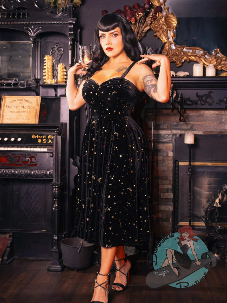 Rebel Love Lunar Luxe Velvet Dress – Suzie's Bombshell Boutique