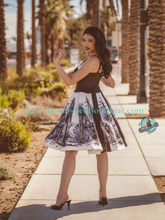 Boulevard Nights Custom Palm Desert Border Print Dress