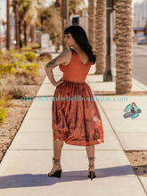 Boulevard Nights Custom Pueblo Border Print Dress
