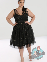 Hell Bunny Infinity 1950s Dress - Black
