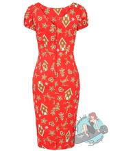 Collectif Demira Gingerbread Pencil Dress