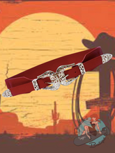 Bombshell Elasticated Western Double Buckle Belt - Various Colours