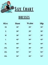 Blushing Tiki Drop Waist Evie Swing Dress