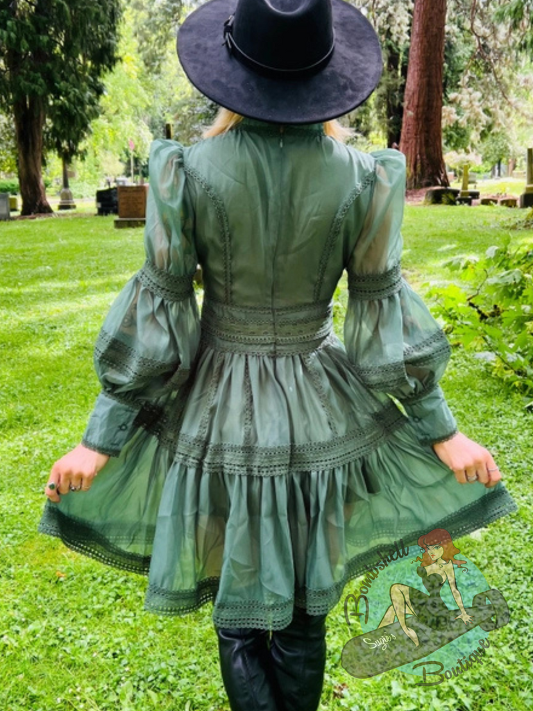 Witchwood Morgana Victorian Party Dress Suzie's Bombshell Boutique Witchwood Morgana Victorian Party Dress Suzie's Bombshell Boutique