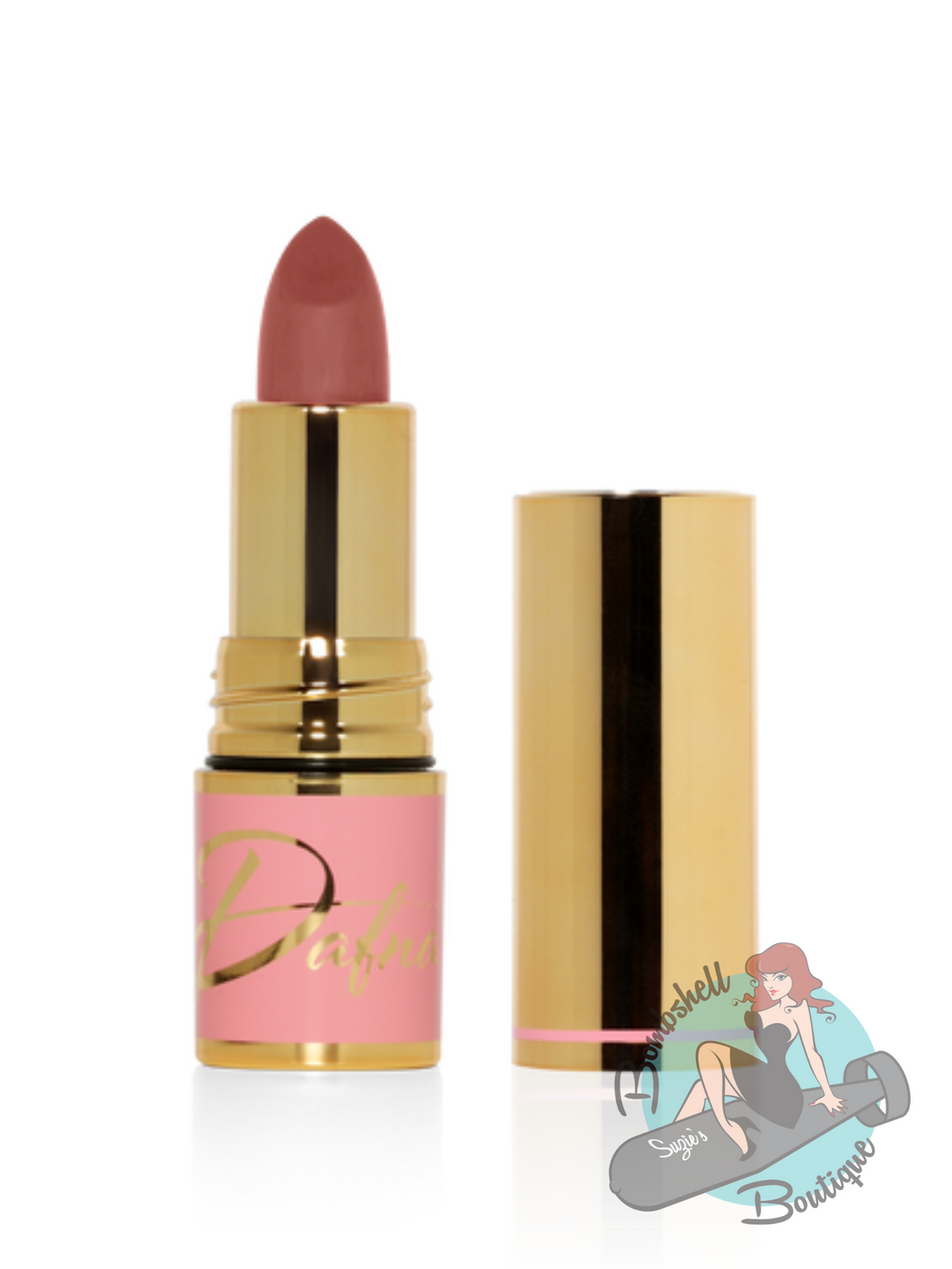 Vintage inspired lipstick that goes on creamy and dries matte. Available in numerous colours. Perfect for recreating a vintage old hollywood glamour make up look.