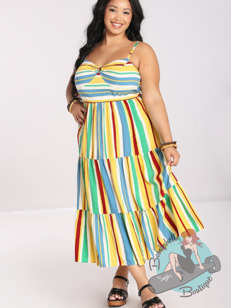 Hell Bunny Solange Maxi Dress Suzie s Bombshell Boutique