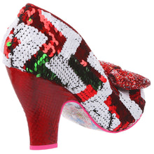 Irregular Choice Nick of Time Shoes - Red & White