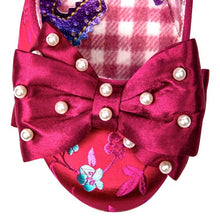Irregular Choice Snow Drop Shoes - Red/Burgundy