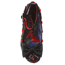 Irregular Choice Trellis Shoes - Black/Red
