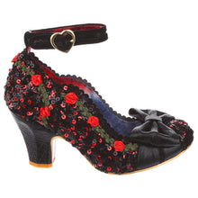 Irregular Choice Trellis Shoes - Black/Red