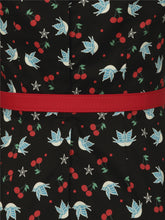 Collectif Meg Swallows & Cherries Pencil Dress