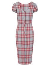Collectif Demira Princess Check Pencil Dress