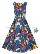 Collectif Frances Jazz Swing Dress