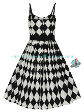 Collectif Jade Diner Diamonds Swing Dress