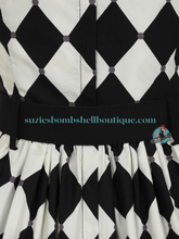 Collectif Jade Diner Diamonds Swing Dress