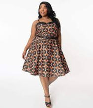 Unique Vintage Halloween Cats Rachel Dress