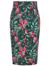 Collectif Juanita Escapist Floral Pencil Skirt