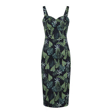 Collectif Mainline Kiana Black Forest Pencil Dress