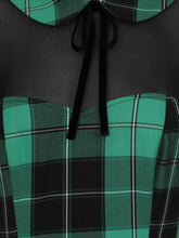 Collectif Mac Foliage Check Pencil Dress
