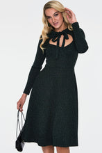 Voodoo Vixen Starlynn Green Snowflake Dress