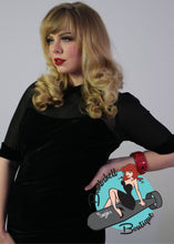 Collectif Wednesday Velvet Pencil Dress