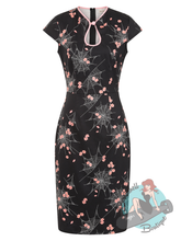 Banned Retro Kaori Spiderweb Blossom Dress