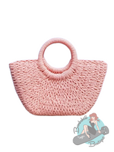 Straw Tiki Tote Bag - Various Colours