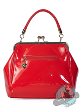 Banned Retro Vintage Kisslock Handbag - Various Colours