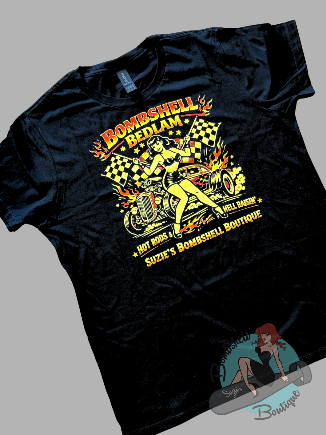 Bombshell Bedlam Women's & Men's / Unisex Rockabilly T-Shirt