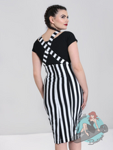 Hell Bunny Otho Black and White Pencil Skirt