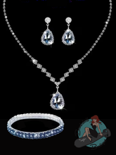 Vintage Sparkle Jewellery Set - Various Colours