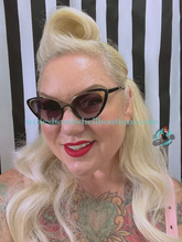 Bombshell Shades old Hollywood glam pinup sunglasses cat eye glasses with gold trim retro vintage 40s 50s sunglasses accessories for pinups Canadian Pin-Up Shop Suzie's Bombshell Boutique