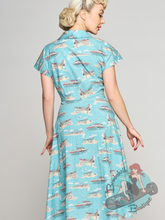 Collectif Liza Brighton Postcard Swing Dress