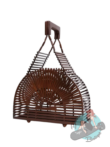 Rattan Tiki Bag
