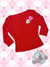Candy Hearts Audrey Boatneck Top - Various