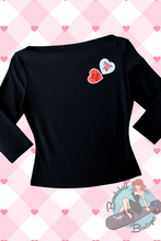 Candy Hearts Audrey Boatneck Top - Various