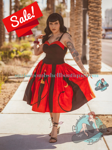 Boulevard Nights Custom Matador Border Print Dress