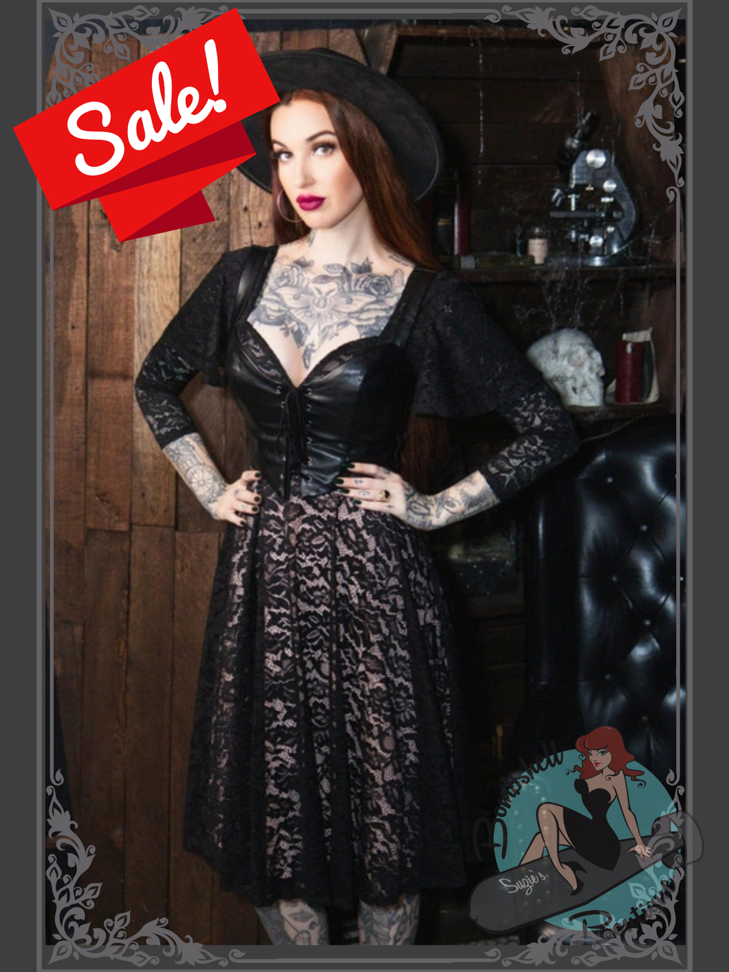 Witchwood Tempest Illusion Corset Dress