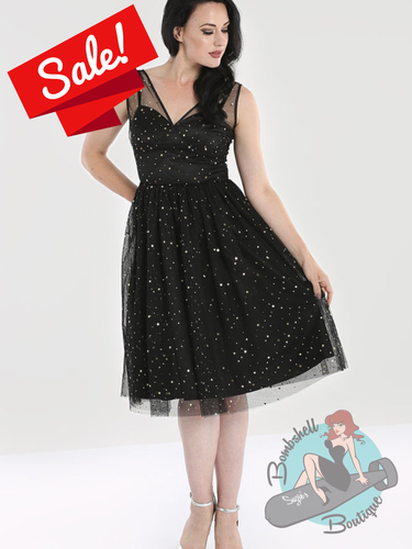Hell Bunny Infinity 1950s Dress - Black