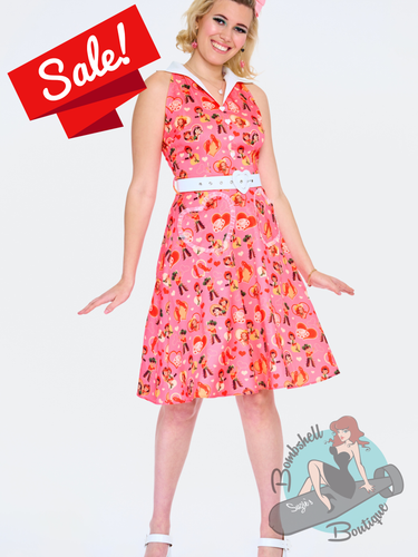 Voodoo Vixen Cowboy Lover Flared Dress