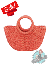 Straw Tiki Tote Bag - Various Colours