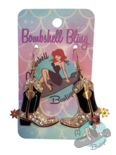 Bombshell Bling Cowboy Boot Earrings - Various Colours