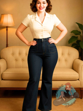 Patch Pocket 1970's Dark Wash Jeans