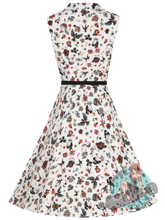 Dolly & Dotty Poppy Tattoo Print Dress