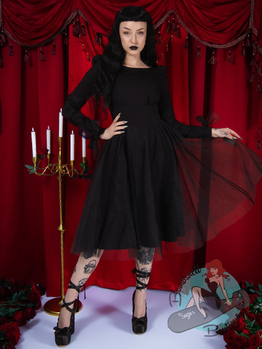 Elle Rebel Black Swan Tulle Dress