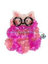Erstwilder x Iris Apfel - A Pooch Amongst the Pom Poms Mini Brooch