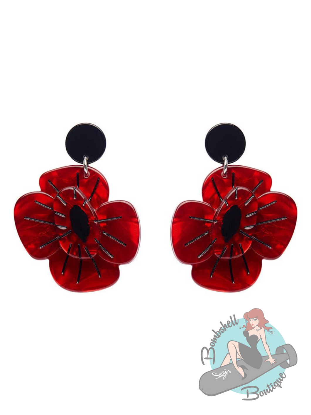 Poppy earrings sale