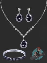 Vintage Sparkle Jewellery Set - Various Colours