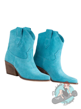 Kali Shoes Genuine Suede Leather Western Ankle Boots - Various Colours