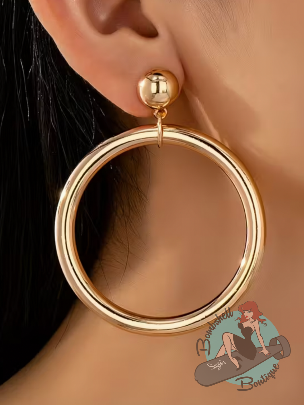 The Icon Golden Hoop Earrings